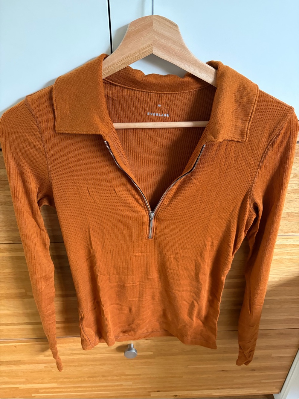 Everlane long sleeve polo t-shirt